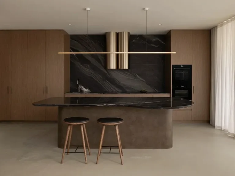 High-end residential electrical installation in Perth featuring integrated lighting, kitchen exhaust systems, power distribution and smart-home provisions completed by QESS