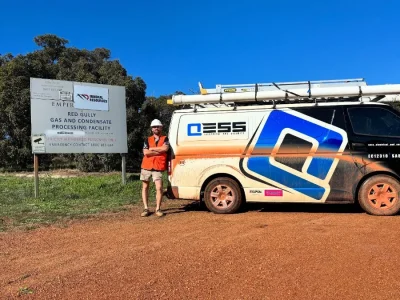 Mineral Resources Red Gully Gas and Condensate Processing site, alarm system and monitoring works.